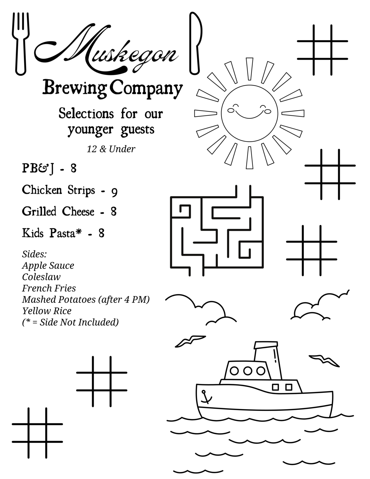 Menu Muskegon Brewing Company menu-muskegon-brewing-company